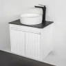 Тумба с раковиной Comforty Двина 60 00-00019069 подвесная цвет Белый матовый
