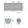 Акриловая ванна Loranto Milton 170х70 CS00063295Milton цвет Белый