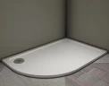 Душевой поддон из искусственного камня Veconi Tezeo 100x80 R TZ11R-10080A-01-19C3 Белый