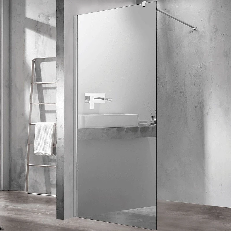 Душевая перегородка Vincea Walk-In 100 VSW-1H100MR профиль Хром стекло зеркальное