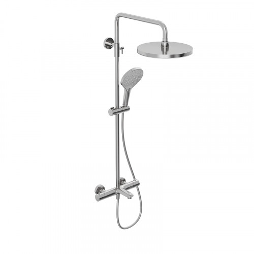 Душевая система Abelsberg Perfecta SNS61102CH с термостатом цвет Глянцевый хром