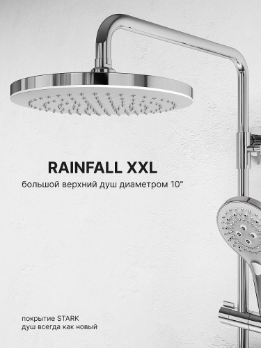 Душевая система Abelsberg Perfecta SNS61102CH с термостатом цвет Глянцевый хром