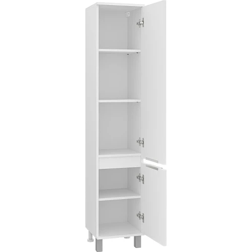 Шкаф пенал Brevita Enfida 35 R ENF-05035-010P Белый матовый МДФ / ЛДСП