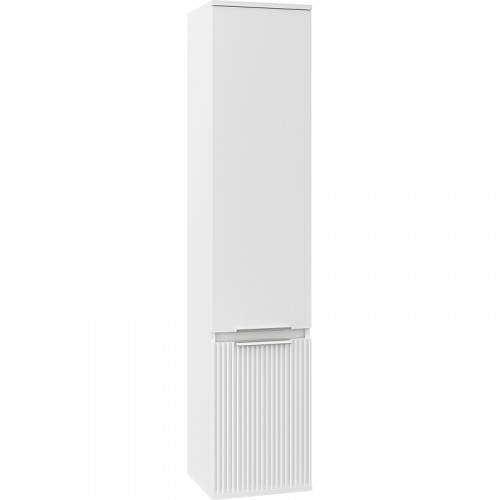Шкаф пенал Brevita Enfida 35 R ENF-05035-010P Белый матовый МДФ / ЛДСП