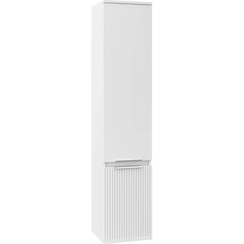 Шкаф пенал Brevita Enfida 35 R ENF-05035-010P Белый матовый МДФ / ЛДСП