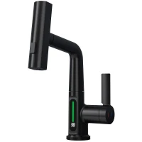 Смеситель для раковины Black&White Sky Day SD3027B 3027B Черный матовый
