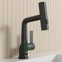 Смеситель для раковины Black&amp;White Sky Day SD3027B 3027B Черный матовый