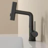 Смеситель для раковины Black&White Sky Day SD3027B 3027B Черный матовый