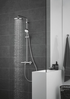 Верхний душ Grohe Tempesta 210 26408000 Хром латунь на потолок