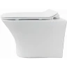 Унитаз Ceruttispa Vettore Aria MW CT9242 подвесной Белый матовый с сиденьем Микролифт фарфор подвесной