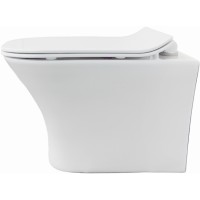 Унитаз Ceruttispa Vettore Aria MW CT9242 подвесной Белый матовый с сиденьем Микролифт фарфор подвесной