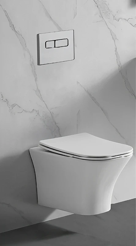 Унитаз Ceruttispa Vettore Aria MW CT9242 подвесной Белый матовый с сиденьем Микролифт фарфор подвесной