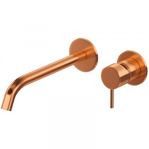 Смеситель для раковины Cezares Leaf LEAF-BLI2-L-SS Sunset латунь встраиваемый