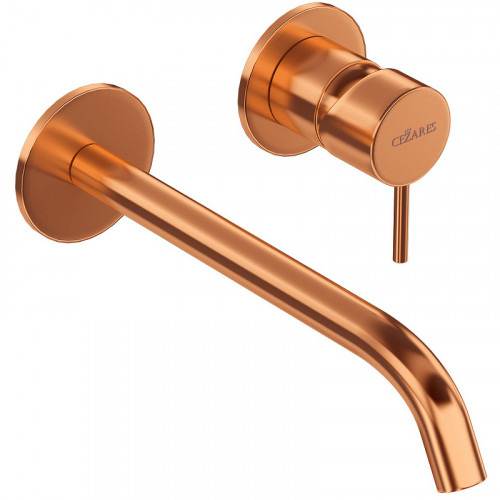 Смеситель для раковины Cezares Leaf LEAF-BLI2-L-SS Sunset латунь встраиваемый
