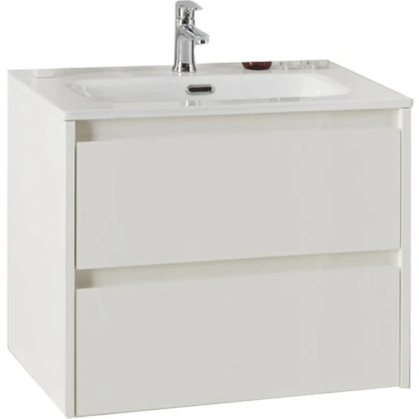 Тумба под раковину BelBagno KRAFT 39-600/390-2C-SO-BO подвесная Bianco Opaco МДФ / ЛДСП