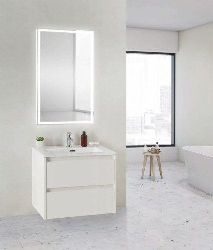 Тумба под раковину BelBagno KRAFT 39-600/390-2C-SO-BO подвесная Bianco Opaco МДФ / ЛДСП