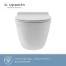 Унитаз Aqueduto Ovo Торнадо OVOT0110 подвесной Белый глянцевый с сиденьем Микролифт фаянс подвесной
