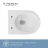 Унитаз Aqueduto Ovo Торнадо OVOT0110 подвесной Белый глянцевый с сиденьем Микролифт фаянс подвесной