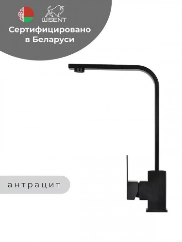 Смеситель для кухни Wisent WP49-098-6-26 цвет Антрацит