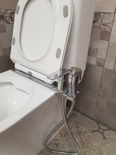 Гигиенический душ со смесителем Orange Sofi M43-831cr Хром латунь на стену