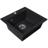 Кухонная мойка Reflection Mini 50 RX1150СL Уголь искусственный камень (литьевой мрамор) встраиваемый