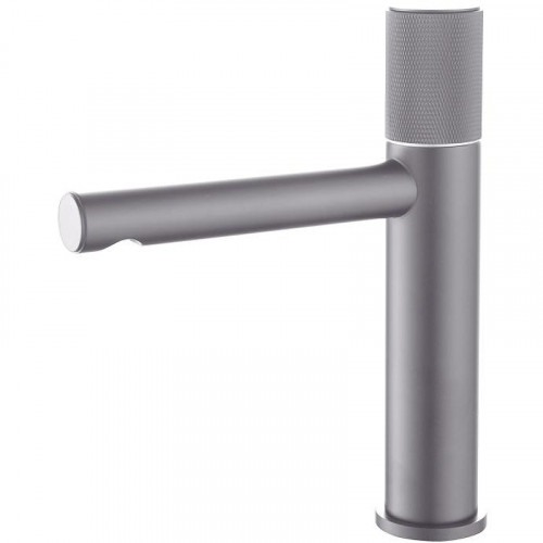 Смеситель для раковины Olive's Mansa 36100MNGM Оружейная сталь