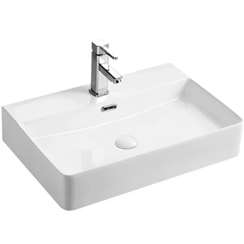 Раковина WeltWasser Elbach 2173 60 10000003865 Белый глянец фаянс накладная