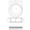 Акриловая ванна Vayer Boomerang 160x160 Гл000010857 без гидромассажа