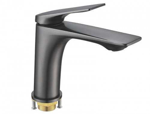 Смеситель для раковины Shevanik S9101T цвет Оружейная сталь