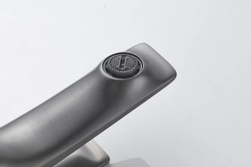 Смеситель для раковины Shevanik S9101T цвет Оружейная сталь