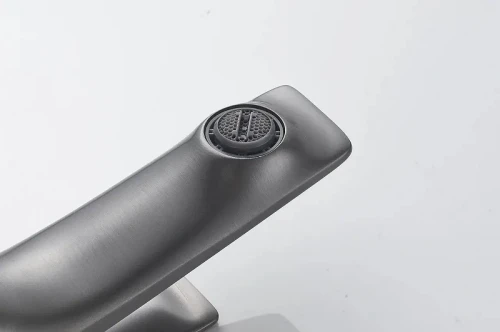 Смеситель для раковины Shevanik S9101T цвет Оружейная сталь