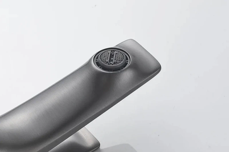 Смеситель для раковины Shevanik S9101T цвет Оружейная сталь