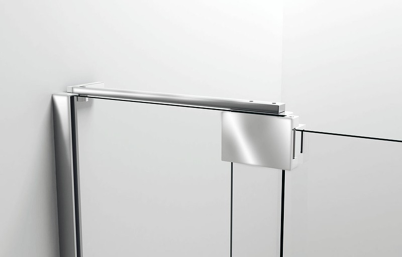 Душевая дверь Vincea Extra 90 VDP-1E8090CLB профиль Черный стекло прозрачное