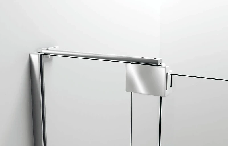 Душевая дверь Vincea Extra 90 VDP-1E8090CLB профиль Черный стекло прозрачное