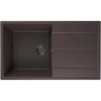 Кухонная мойка Ulgran Quartz Prima 850-06 Трюфель искусственный камень (литьевой мрамор) встраиваемый