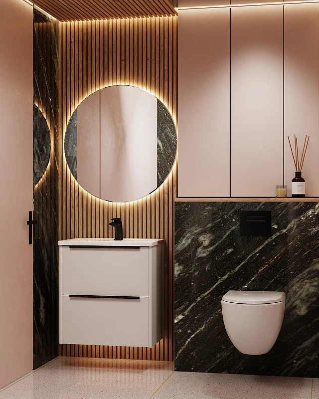 Тумба под раковину WellWant Bello 60 WWTRN0611PW подвесная Белая