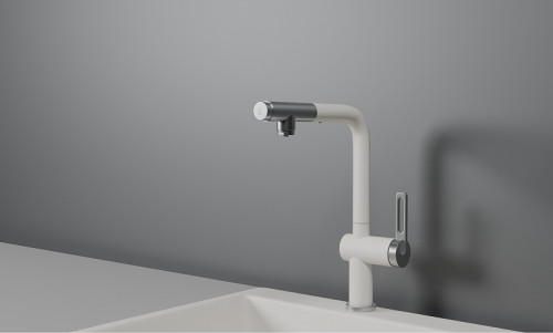 Смеситель для кухни Granula 8169 цвет Арктик