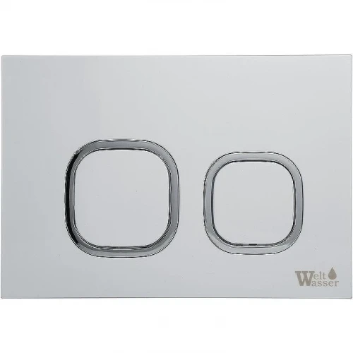 Комплект унитаза с инсталляцией WeltWasser AMBERG 497 + MERZBACH 043 XL MT-BL + AMBERG RD-WT 10000014110 цвет Черный матовый с сиденьем Микролифт и клавишей смыва цвет Белый