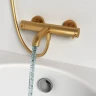 Смеситель для ванны Abelsberg Fluida ERF22516BG цвет Королевское золото