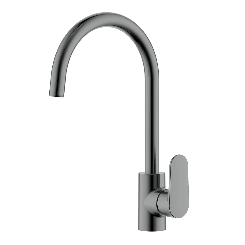 Смеситель для кухни Aquatek Ника AQ1882BGM цвет Оружейная сталь