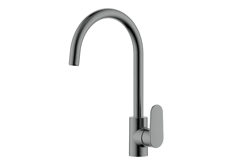 Смеситель для кухни Aquatek Ника AQ1882BGM цвет Оружейная сталь