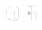 Смеситель для душа Aquatek Альфа AQ1966CR цвет Хром