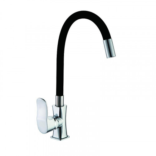 Смеситель для кухни D-Lin D155318-1 цвет Хром Черный
