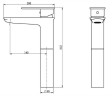 Смеситель для раковины Orans K-1085 DJ 1085kdj