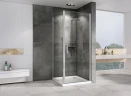 Душевой уголок Abber Sonnenstrand 80x80 AG04080-S80 профиль Хром стекло прозрачное
