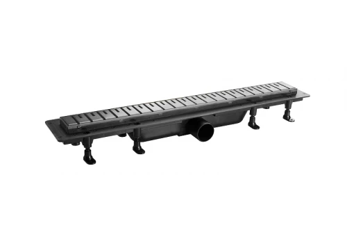 Душевой лоток PlastBrno DESIGN 2 61 SZH855M с решеткой цвет Графит
