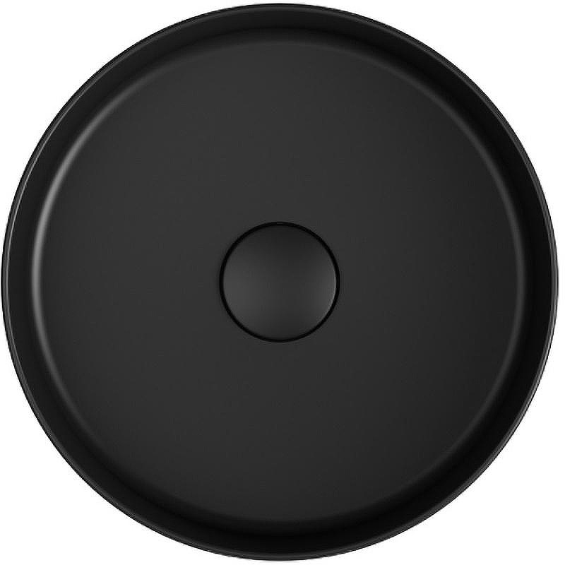 Раковина накладная Isvea Infinity 36 10NF65036-2N Черная матовая