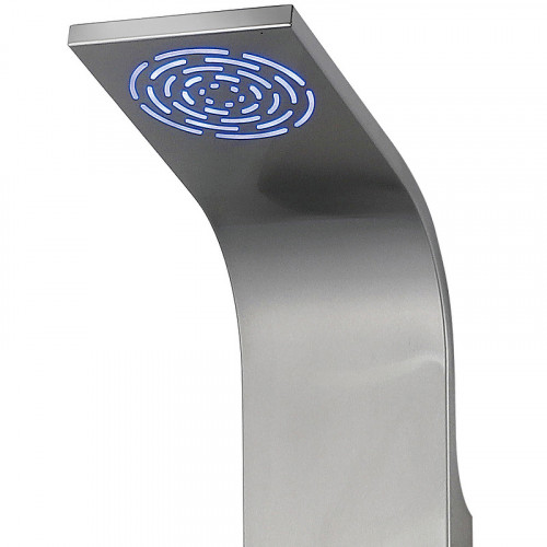 Душевая панель beWash BV4TMSP9776 с гидромассажем Хром латунь на стену