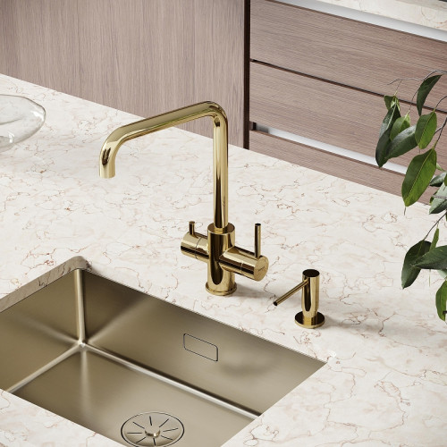 Смеситель для кухни Sancos Vela SC4013ZG цвет Полированное золото