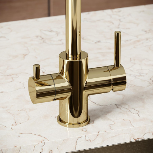 Смеситель для кухни Sancos Vela SC4013ZG цвет Полированное золото